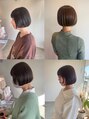 フープヘアー(HOOP.HAIR)&nbsp;ボブスタイル、ミニボブ