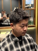 銀座 シノ 本店(shino)&nbsp;メンズ　スパイキーショート　刈り上げ