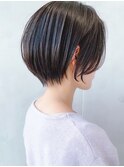 Say.ショートショートボブ丸みショートヘーゼルグレージュ表参道