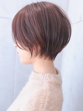 セイドット オモテサンドウ(Say. omotesando) Say.くびれショート丸みショートヘーゼルグレージュ暗めカラー