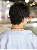 ツーブロック清潔感×抜け感センターパート