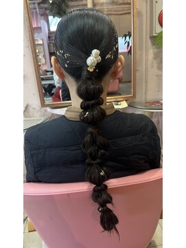 大人かわいいヘアアレンジ20代30代40代☆髪質改善【Pink】