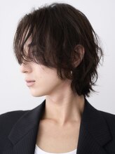 今お客様でも多い、男の色気の出るミディアムのメンズパーマ＊緩めのパーマと相性◎[原宿/メンズパーマ]