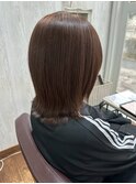 美髪ストレート/乾燥対策/大人可愛い/こなれミディ/小顔カット