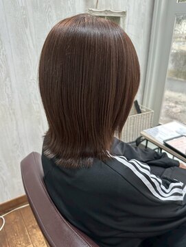 コルテ 倉敷西坂店(CoRte.) 美髪ストレート/乾燥対策/大人可愛い/こなれミディ/小顔カット