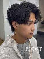 ルースト 八王子店(ROOST)&nbsp;MEN'SHAIR/ツイストパーマ/マッシュウルフ/シェービング/眉毛