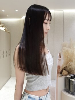 マイル 渋谷(mile)の写真/8種の美容ケア成分を配合*自然な質感に圧倒的ダメージレスな艶髪に 渋谷/渋谷駅/ボブ/レイヤーカット/前髪