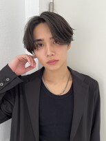 メンズサロン サンド 横浜(Men's salon sand) フェザーショート/毛流れセンターパート/韓国風/メンズカット