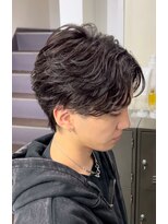 ヘアー アンド ビューティー ザ エフ 西尾店(Hair Beauty the F)&nbsp;メンズスタイル　フェザーパーマ