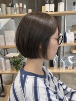 ラボヌールヘアーパルフェ 大宮西口店(La Bonheur hair parfait) 丸みショート × オリーブベージュ☆松梨☆