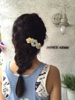 ジャニスアームズ(JANICE ARMS)&nbsp;★バレッタwith編み込み★