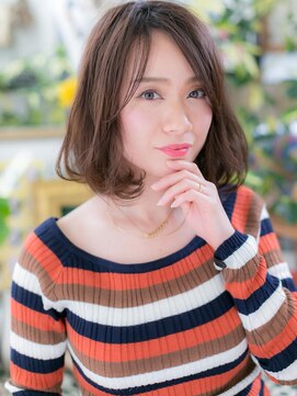 カバーヘア イヴ 戸頭店(COVER HAIR EVE) *EVE戸頭**しっとりツヤ感 くせ毛風ふわミディb