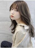 THE  OSCAR <ゆるふわ オリーブアッシュカラー>