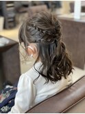 お子様のヘアセットに