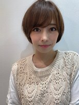 シー バイ ロンド 新宿(Sea by Lond)&nbsp;ナチュラルベージュ丸みくびれ韓国ショート　新宿