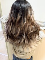 ライフ 四条畷店(Lyfe)&nbsp;ライトアッシュハイライト_マロンベージュAラインボブ_133