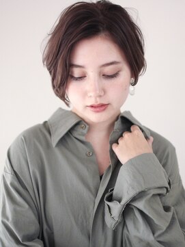 サーカス バイ ビュートリアム 青山(CIRCUS by BEAUTRIUM) 前髪長め　手入れ簡単　ニュアンス　パーマ　ショートボブ