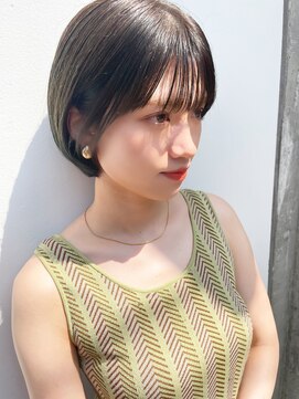 プランツヘアー 丸みのあるショートボブ#大人ボブ 原依里