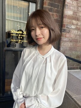 レーヴバイロンド 仙台(Reve by Lond) 仙台韓国風レイヤーボブカット ココアベージュ