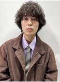 マッシュウルフ/無造作パーマ/メンズヘア