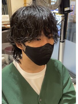 アース オーセンティック 長崎浜町店(EARTH Authentic) エモウルフ×波巻きスパイラルパーマ