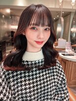 ロンド アンブル 四条烏丸(Lond ambre) 重ためにカットする事で巻いた時に大きなウェーブが完成