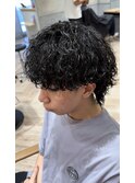 波巻きスパイラルマッシュウルフパーマ