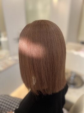 シャルム バイ アローズ 久留米店(CHARM BY AROSE) 結べるボブミルクティー大人可愛いスタイル20代30代