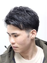 ヘアーアンドグルーミング ヨシザワインク(HAIR&GROOMING YOSHIZAWA Inc.)&nbsp;メンズツーブロックビジネスパーマアイロンヘア黒髪髪質改善