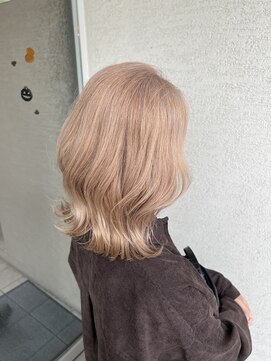 ヘアメイク アリープ(HAIR MAKE ALEAP) ミルクティーベージュ