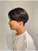 MEN'SHAIRアッシュブラックベリーショートダークアッシュ