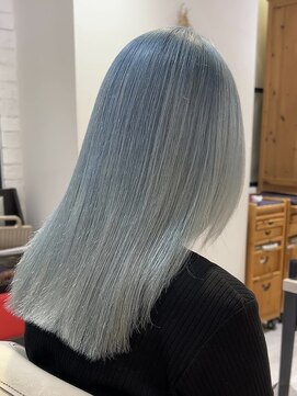 サロンドジョー(salon de joe) ケアブリーチダブルカラーインナーカラーハイトーン髪質改善