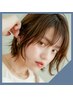 《ナチュラルでなじみの良いハイライト》カット＋大人ハイライト＋カラー