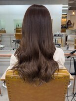 暗髪オリーブグレージュ