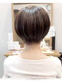 ◆大人かわいいマッシュショート×くせ毛多毛でもキレイに