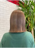 大人可愛い大人美人くすみカラーアッシュグレーベージュ