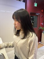 ローレンジウ(LOREN JU)&nbsp;透明感髪質改善ベージュダブルカラーミルクティーグレージュ