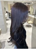 レイヤーカット×暗髪