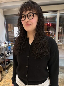 ハマモト ロングパーマヘア