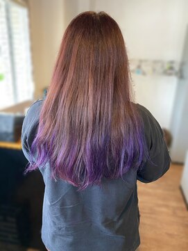 エルメ バイ アンフィー(Elme by anphi) 【Elme 野呂】ピンクパープルグラデーション