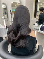 ロール 博多(Role)&nbsp;ミニウルフ黒染め髪質改善縮毛矯正酸性ストレートレイヤー/博多