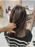 大人バレイヤージュ