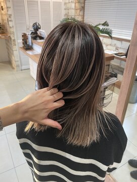 アースコアフュールボーテ 龍ヶ崎店(EARTH coiffure beaute) 大人バレイヤージュ
