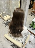 【梅田】ブリーチなしダブルカラーで透明感カラー