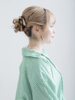 ショコラ ナンバ(Chocolat NAMBA) #お団子ヘアアレンジ #ハイトーンカラー　#エンドカラー