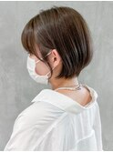ショートおくれ毛前髪カット_ba340532