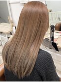 艶髪ミルクティーベージュ