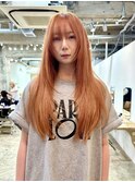 ロングレイヤー×オレンジ