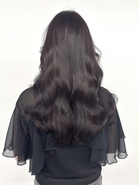 ノウハウ キョウト(KNOWHOW kyoto) ラベンダーブラウン/艶髪ロング/韓国風巻き髪ヘア