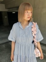 メロウ(MELLOW)&nbsp;ミルクティーベージュ/ダブルカラー/ブリーチカラー